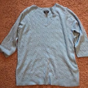 Avenue 18/20 lightweight 3/4 sleeve sweater